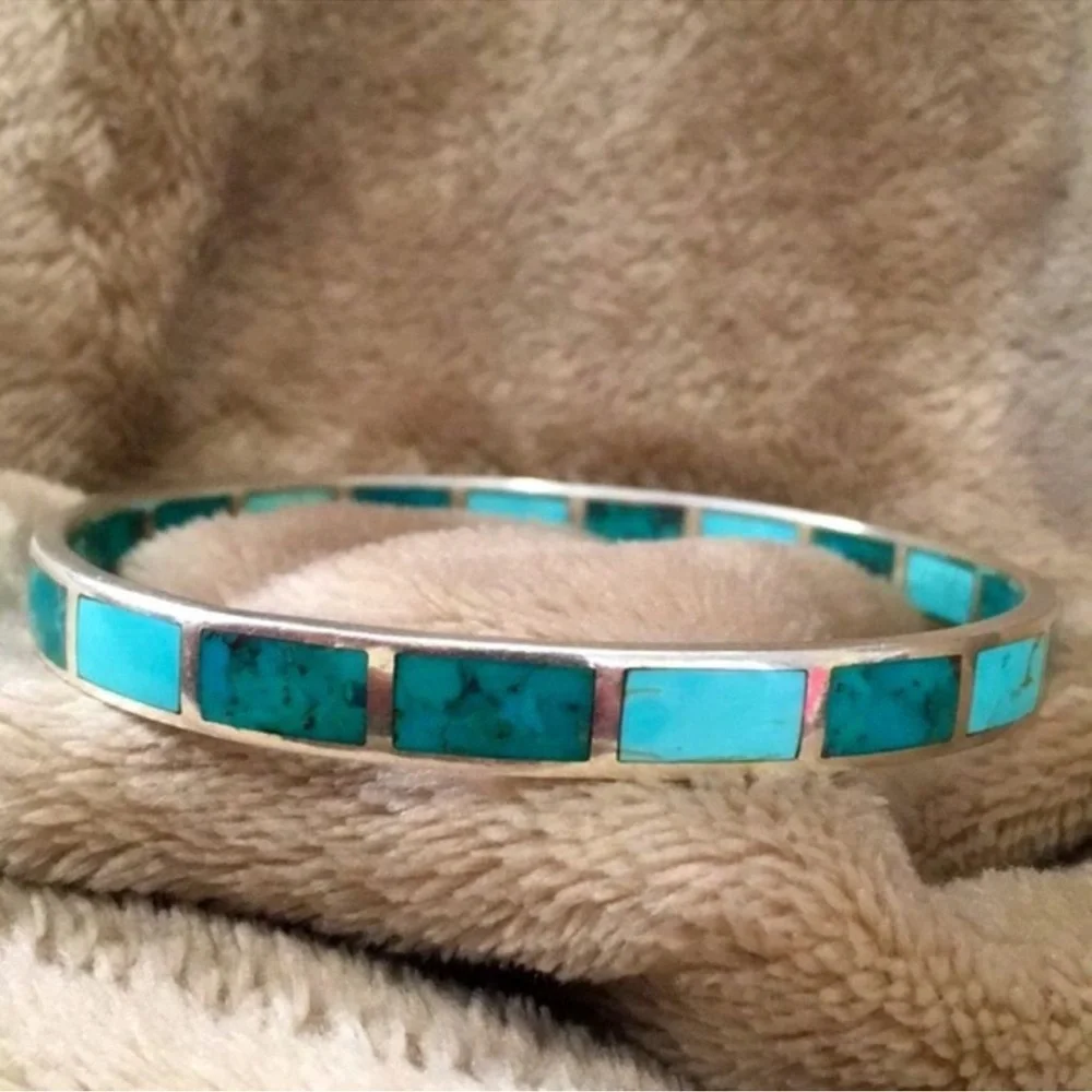 🌟Silpada High Seas Turquoise Bangle🌟 - Picture 7 of 10